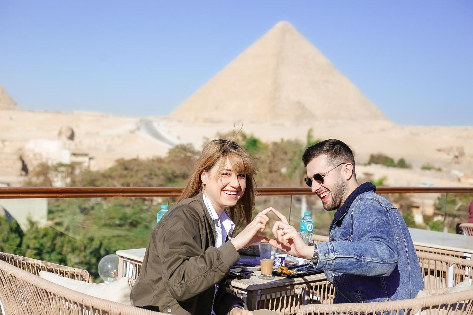 Tree Lounge Pyramids View Inn , Sphinx Giza Kafret el-Gabal Εξωτερικό φωτογραφία