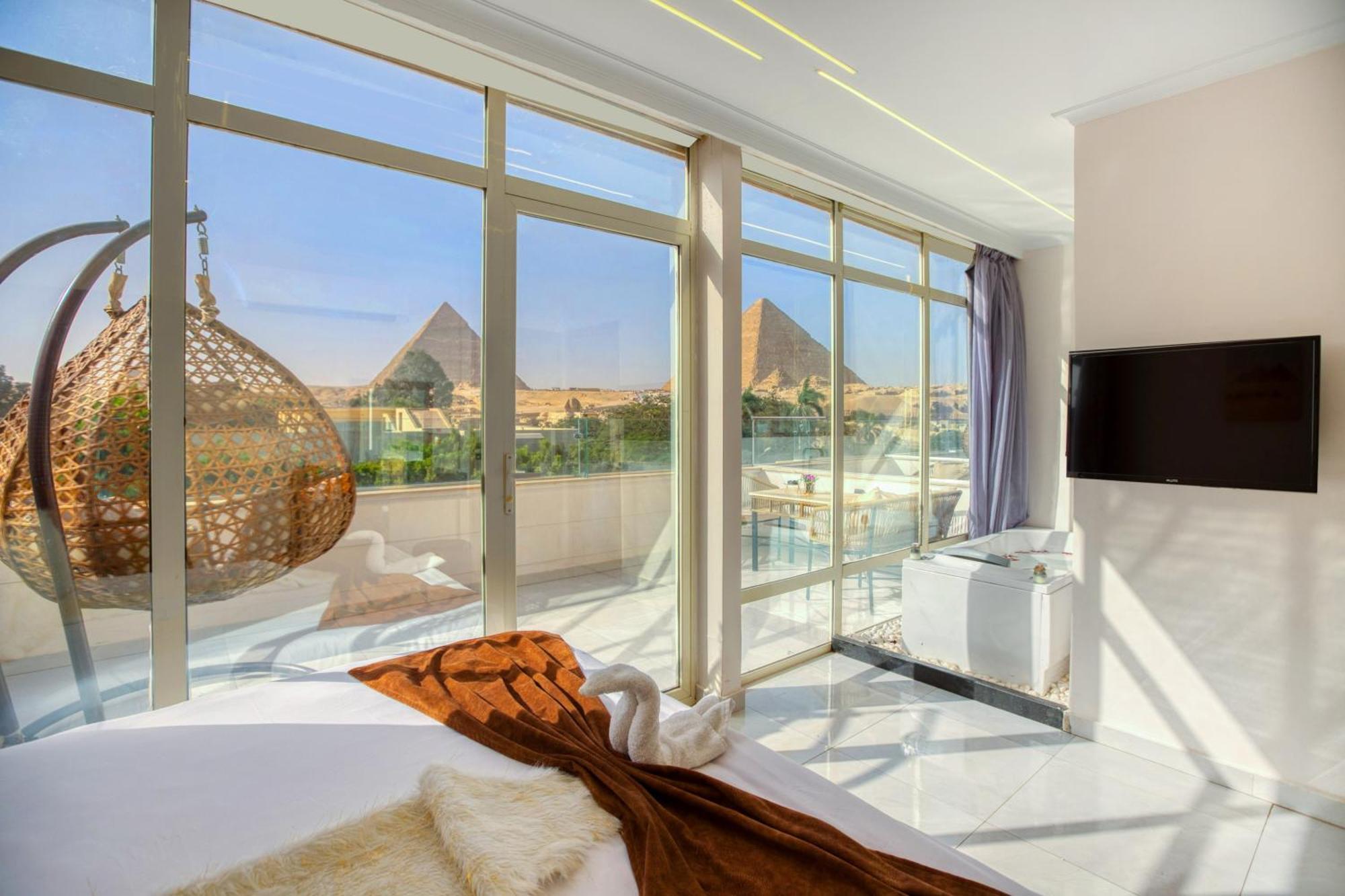 Tree Lounge Pyramids View Inn , Sphinx Giza Kafret el-Gabal Εξωτερικό φωτογραφία