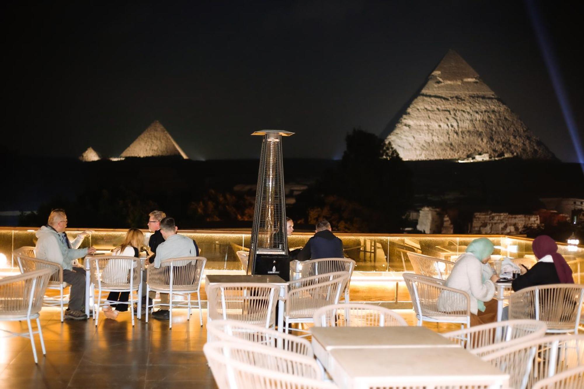 Tree Lounge Pyramids View Inn , Sphinx Giza Kafret el-Gabal Εξωτερικό φωτογραφία